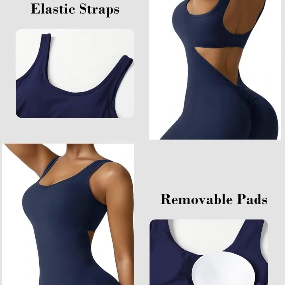 EUC | Dark Blue | Sporty Jumpsuit - Picture 4 of 7